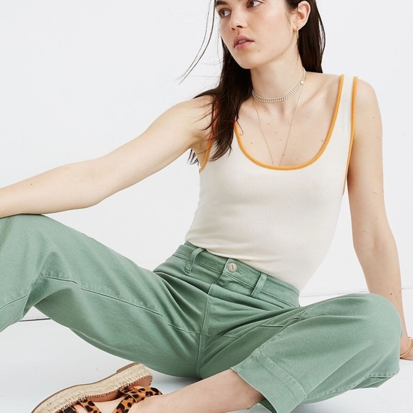 Madewell Tops - Madewell Ribbed Tank Thong Bodysuit